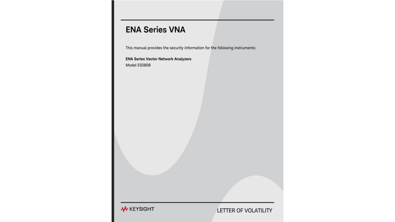 E5080B Security Features